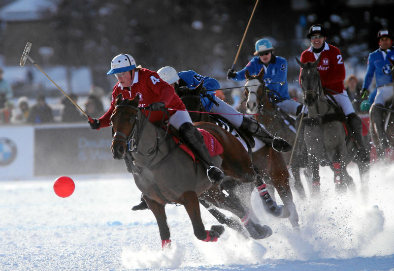 At first, I assumed this was like water polo but with athletes diving around in snow, and that thought got me excited! But no, it’s actually the horse kind of polo. But colder and snowier. Consequently, St. Moritz, Switzerland has been hosting the pre-eminent snow polo tournament since 1985, so it has something of a following.