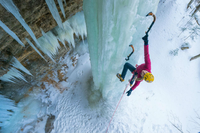 Ice climbing