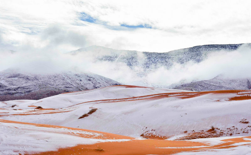 You might not expect this, but even the Atacama Desert in Chile once received almost 32 inches of snow. And this is one of the driest places on earth!