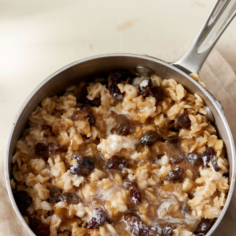 Fiber is good for you! Oatmeal will also decrease your hunger significantly, which means you’ll put a lot less unhealthy stuff in your mouth.