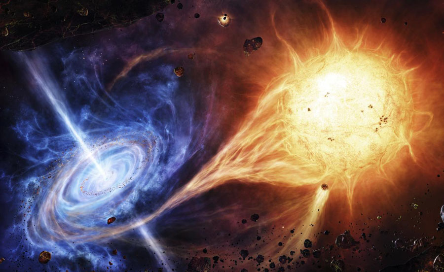 Yep, according to the cosmology of Hinduism Universes are created and destroyed after a certain period of time and this process just keeps on repeating itself over and over again. There are 4 cycles in the life of a Universe: Satya Yuga (the Golden Age), Tretha Yuga, Dwapara Yuga, and Kali Yuga, characterized by decline in spiritual development and, eventually, the destruction of the Universe.