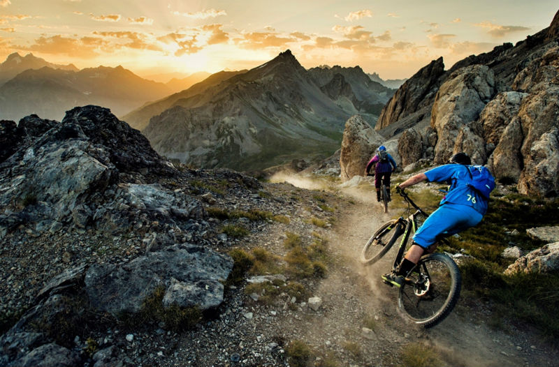 Cycling already sounds crazy to me, not to say about mountain biking.