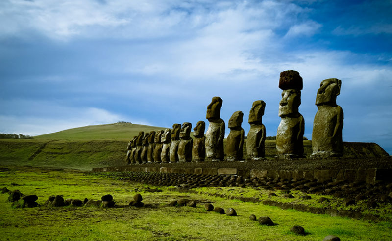 You would know the Rapa Nui as the original inhabitants of Easter Island who built those famous statues with the large heads. Being such a remote place (2,200 miles/3,500 kilometers from Chile), how the Rapa Nui got there in the first place is as unexplainable as their disappearance. Some theories on how they vanished include starvation as a result of over-consumption of resources, leaving the island to settle elsewhere (indeed, the modern descendants of the Rapa Nui can be found in Chile), or possibly both.